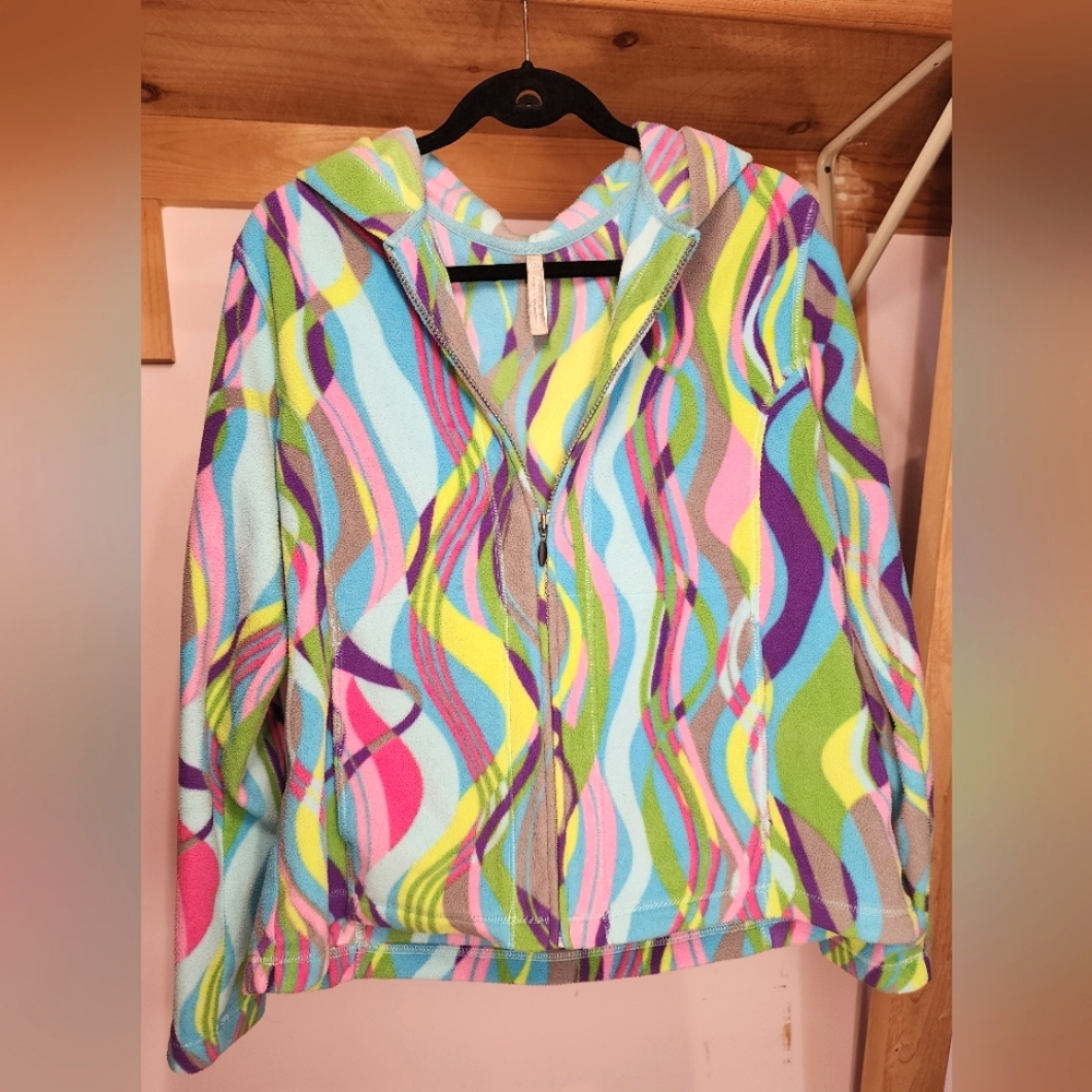 Hanna Andersson Mod Fleece Zip Up Size L